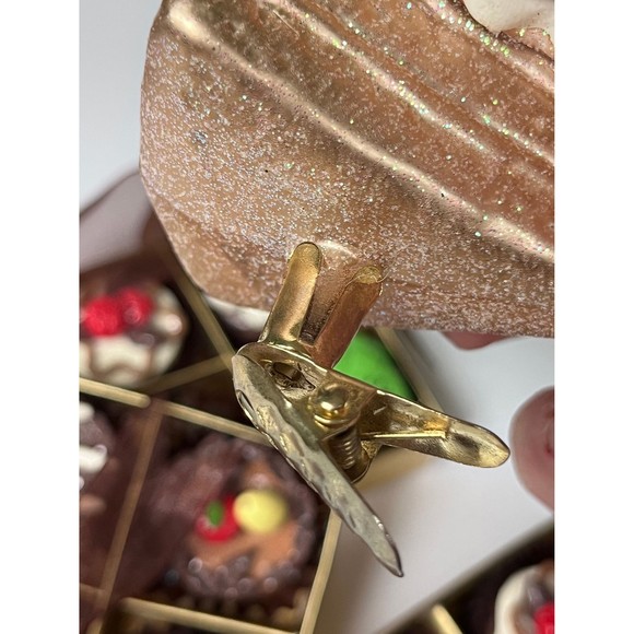 Pier 1 vintage Christmas ornaments- cakes theme - 4 pc - ships free - Picture 7 of 7